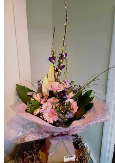 Hello Mother - Show your Mum just how special she is with this stylish arrangement in purple and pink set with lush dark foliage.

'Hello Mother' includes Gerberas, Lilies, Roses and Willow. You can also ask for her favourite flower to be added!

Each bouquet is designed and created by professional, qualified, local florists, Emma and her team. The talented florists at Flowers of Kidderminster add a touch of pizazz and style to every bouquet, which is put together by hand, from scratch.

Almost what you're after? We can tailor any bouquet to your needs and budget. Want to incorporate their favourite colours? Do you want to adapt the style to your needs and budget? All colours, styles and budgets can all be catered for.

 

All flowers are subject to availability. Substitutes may be used but your bouquet will always look beautiful!

The final arrangement may look different to the image and stems may be substituted when necessary but your arrangement will always look stunning!