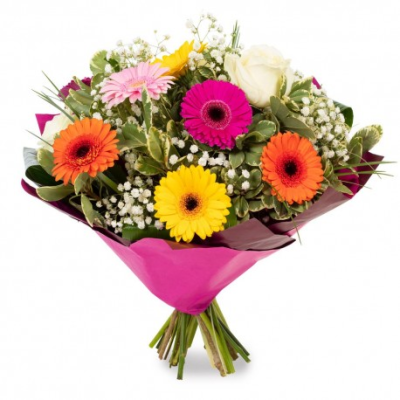 Good vibes - Send good vibes with this funky colourful collection of flowers to brighten their day. A wonderful gift for many occasions. Beautifully presented and personally delivered by a local florist.